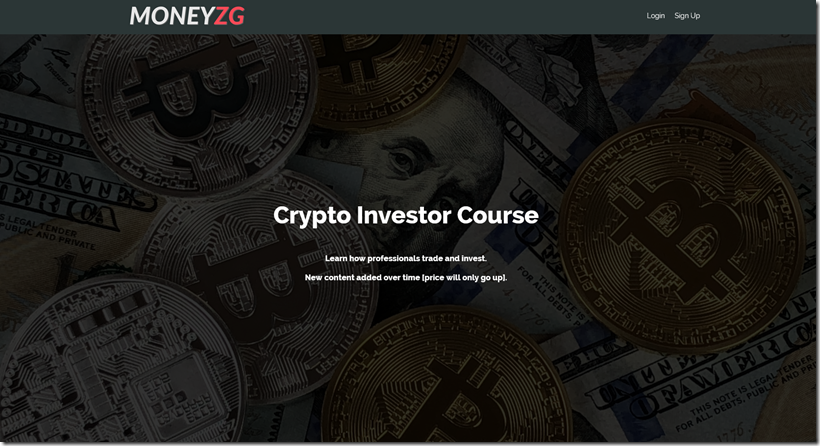 MoneyZG - Crypto Investor Course