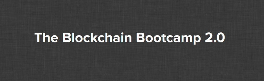 The Blockchain Bootcamp 2.0 – Dapp University