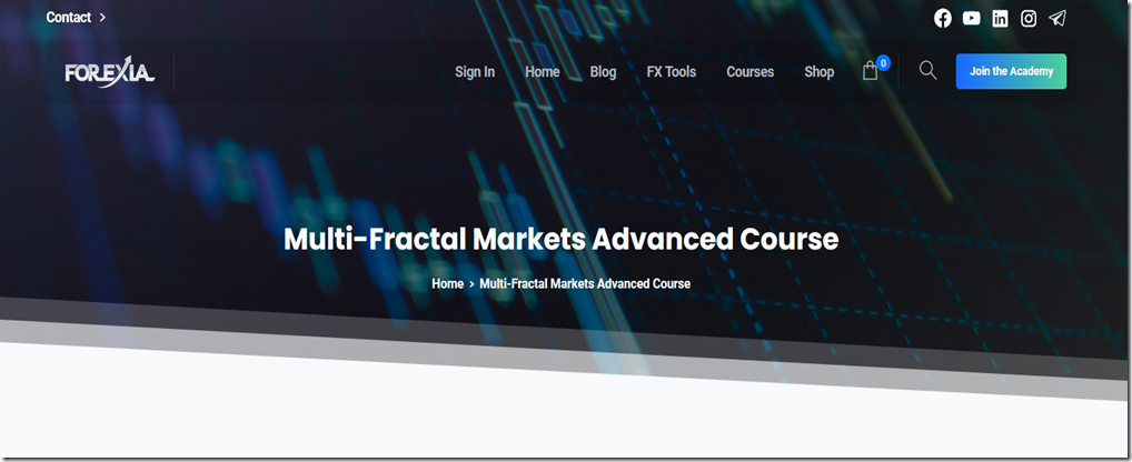 Forexiapro - Multi-Fractal Markets Advanced Course