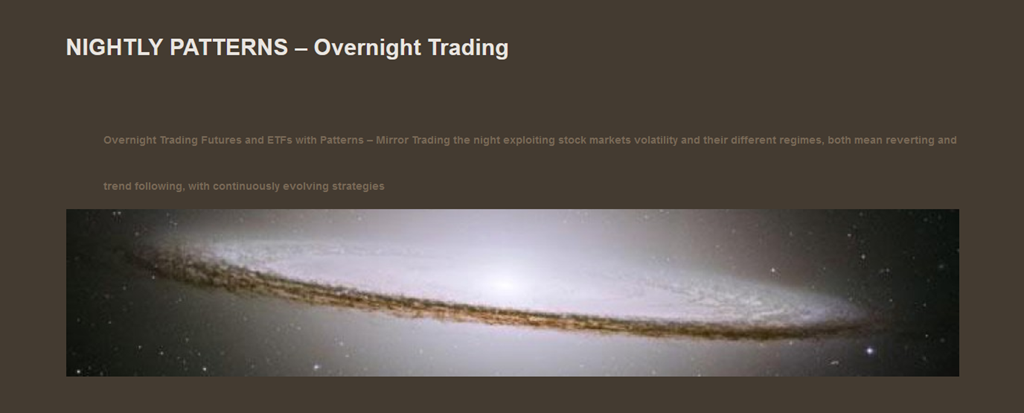Nightly Patterns – Overnight Trading