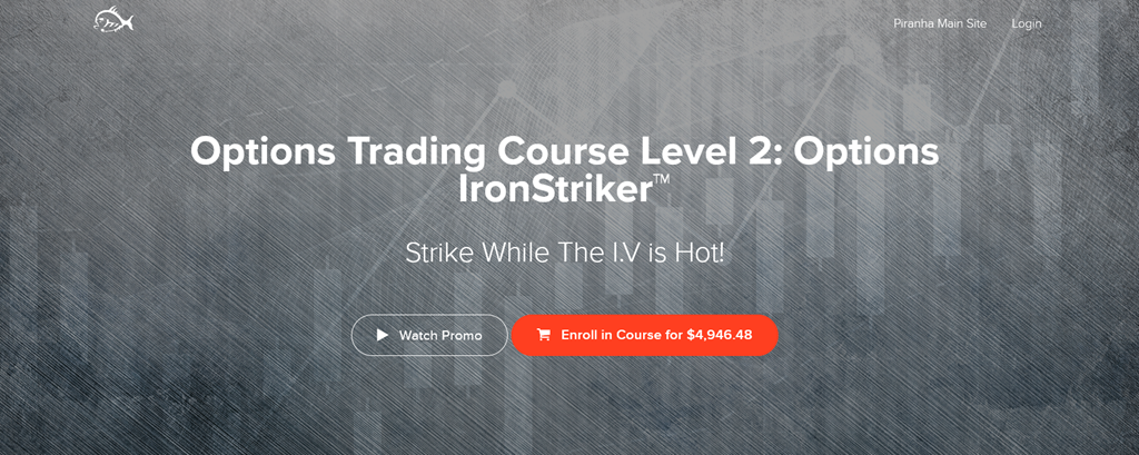 Piranha Profits – Options Trading Course Level 2 – Options Ironstriker