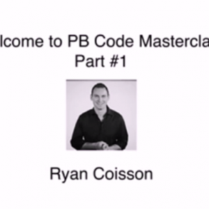The PB Code Masterclass – Stock Options Trading Course – Ryan Coisson