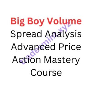Big Boy Volume Spread Analysis + Advanced Price Action Mastery Course