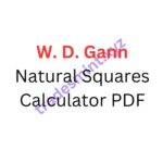 W. D. Gann – Natural Squares Calculator PDF